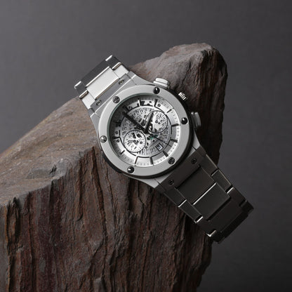 Majestic Elegance - Silver Dial