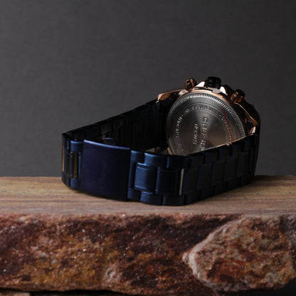 Azure Titan - Rose Gold Dial Watch